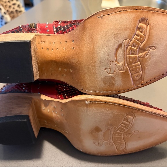 Freebird Morgan Red Python boots - Picture 5 of 5